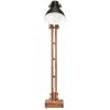 Golvlampa svart massivt mangoträ E27 vidaXL – miniatyr 3