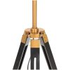 Golvlampa svart och guld massivt teakträ 141 cm vidaXL – miniatyr 5