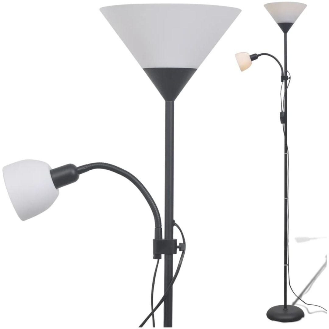 Golvlampa svart vidaXL – bild 3