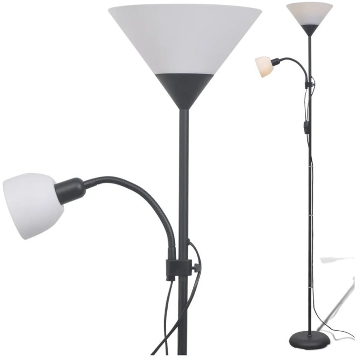 Golvlampa svart vidaXL – bild 3