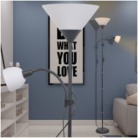 Golvlampa svart vidaXL