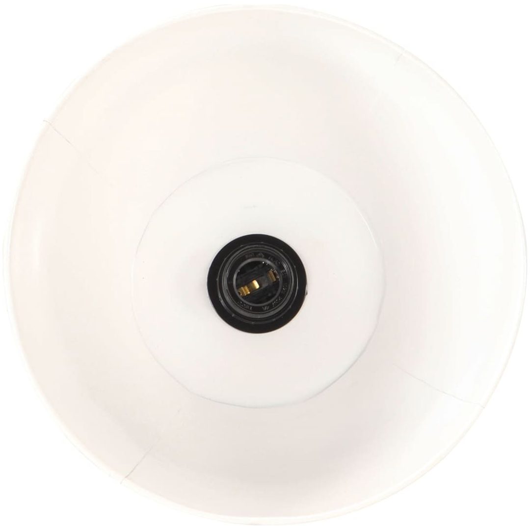 Golvlampa vit massivt mangoträ E27 vidaXL – bild 8