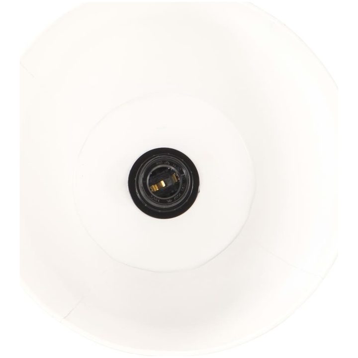 Golvlampor 3 st vit E27 massivt mangoträ vidaXL – bild 10