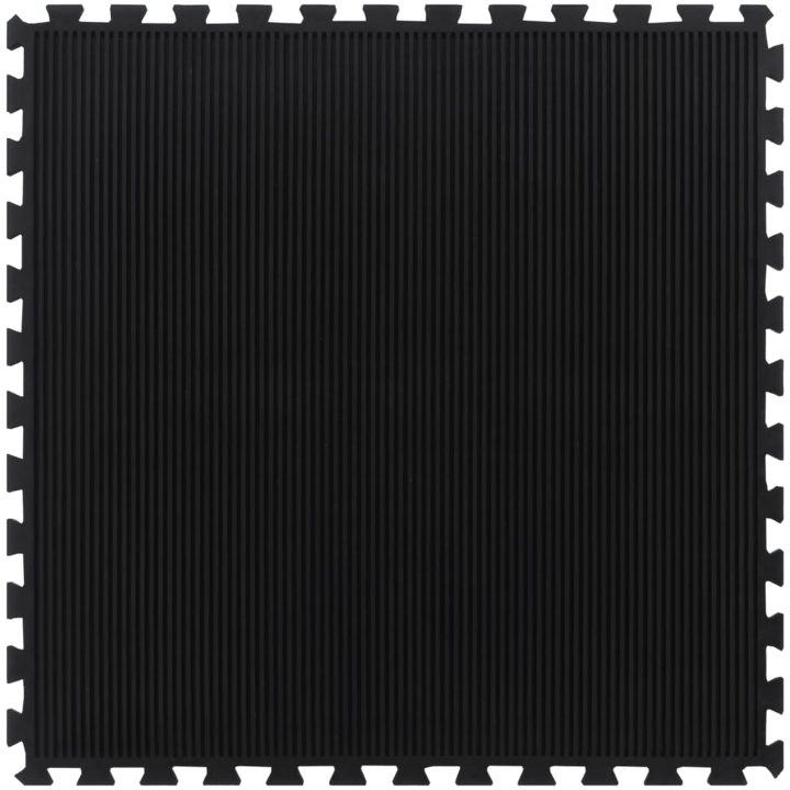 Golvplatta gummi svart 12 mm 100x100 cm vidaXL – bild 3
