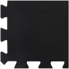 Golvplatta gummi svart 12 mm 100x100 cm vidaXL – miniatyr 5