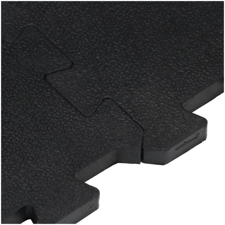 Golvplatta gummi svart 12 mm 100x100 cm vidaXL – bild 6