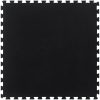 Golvplatta gummi svart 12 mm 100x100 cm vidaXL – miniatyr 1