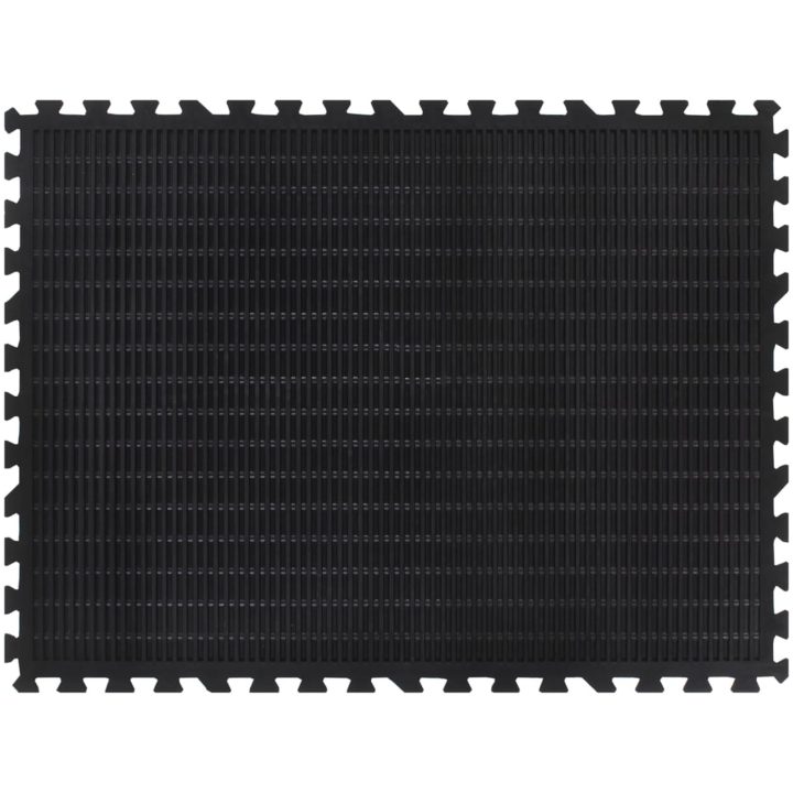 Golvplatta gummi svart 12 mm 90x120 cm vidaXL – bild 3