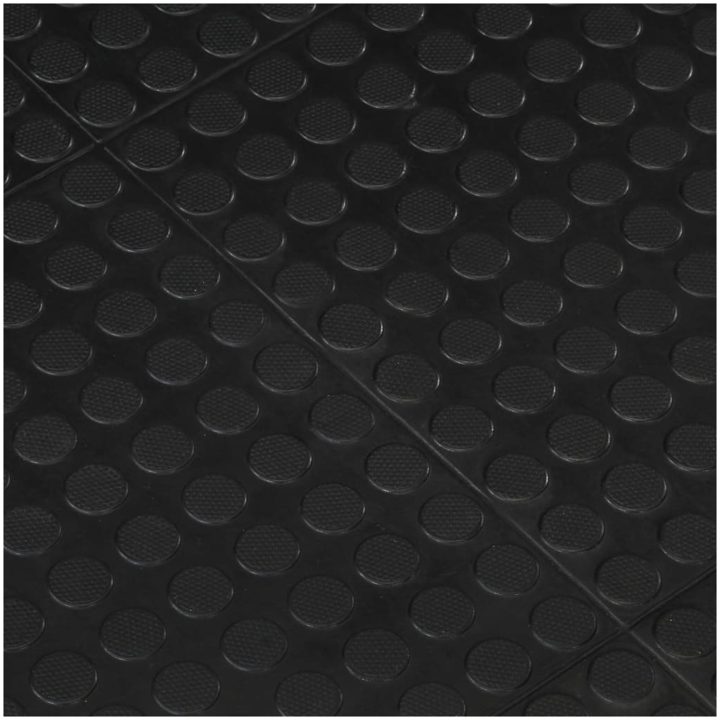 Golvplatta gummi svart 12 mm 90x120 cm vidaXL – bild 5