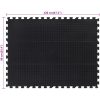 Golvplatta gummi svart 12 mm 90x120 cm vidaXL – miniatyr 7