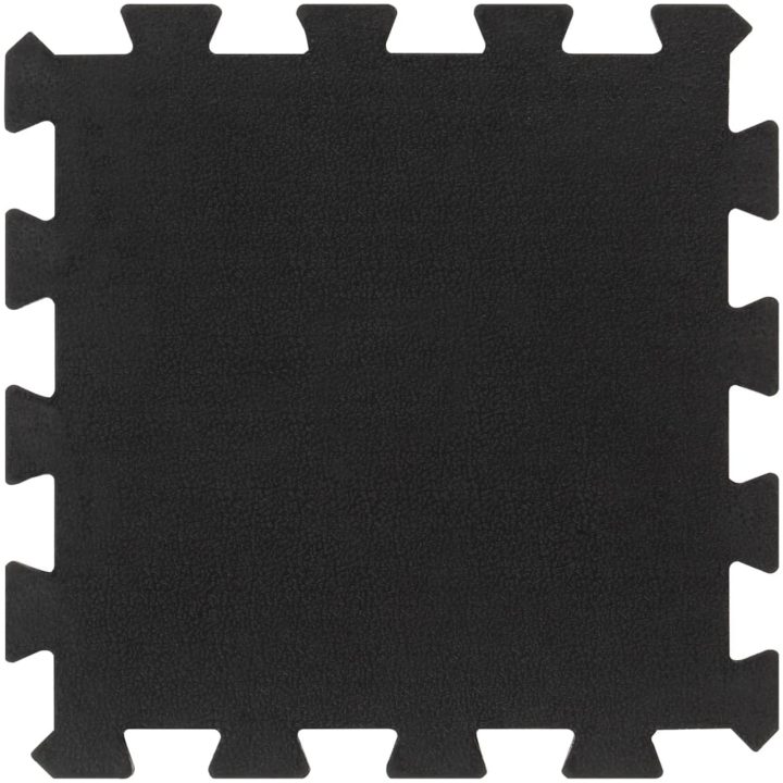 Golvplattor gummi 16 st svart 16 mm 30x30 cm vidaXL – bild 2