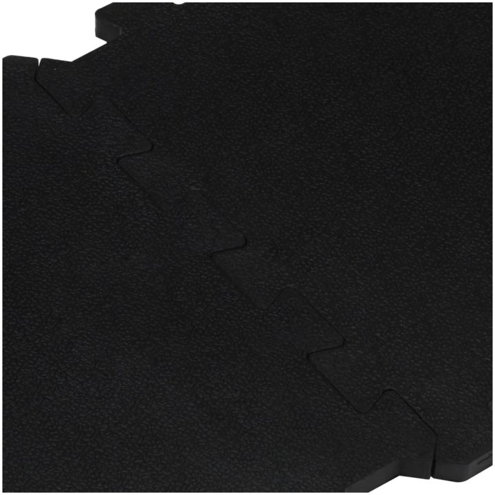 Golvplattor gummi 16 st svart 16 mm 30x30 cm vidaXL – bild 7