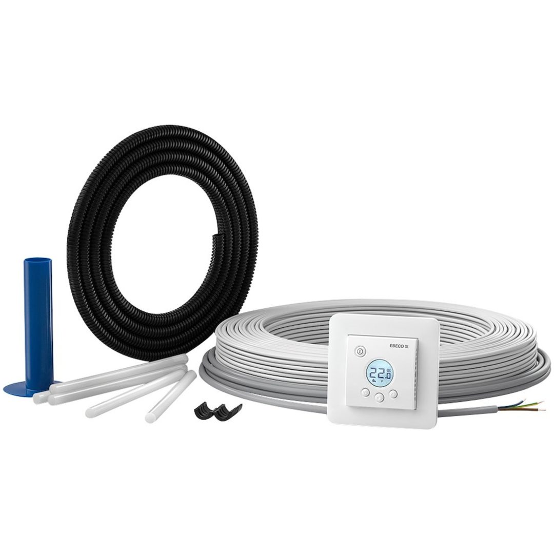 Golvvärmekabel Kit Ebeco, 200W, 18,5 m MALMBERGS – bild 2