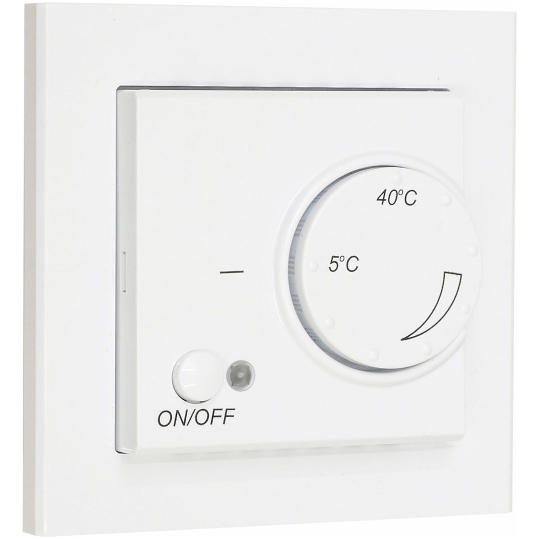 Golvvärmetermostat Optima, 3200W, Signalvit MALMBERGS