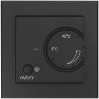 Golvvärmetermostat Optima, 3200W, Svart MALMBERGS