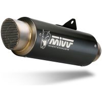 GP-Pro Muffler Steel Black/Stainless Steel End Cap Kawasaki Z900 Mivv