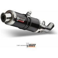 GP Steel Black Slip-On Suzuki GSX-S1000 Mivv