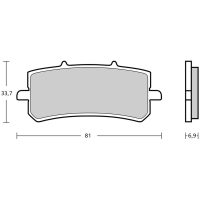 GP4 Z04 Sintered Metal Brake Pads - 107A48684 Brembo