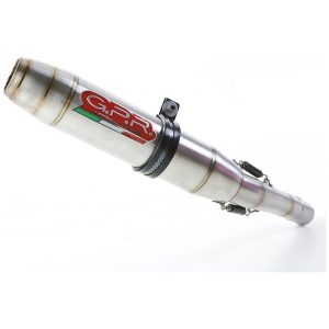 GPR Kawasaki Ninja 250 R 2007/14 Racing slip-on exhaust Deeptone Inox