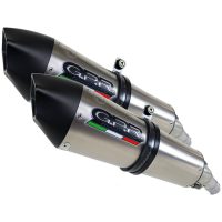 GPR Kawasaki Zzr 1400 2012/16 e3 Pair EC-Approv. slip-on exhaust Gpe Ann. Titaiu