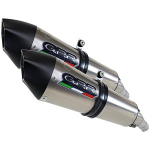 GPR Kawasaki Zzr 1400 2012/16 e3 Pair EC-Approv. slip-on exhaust Gpe Ann. Titaiu