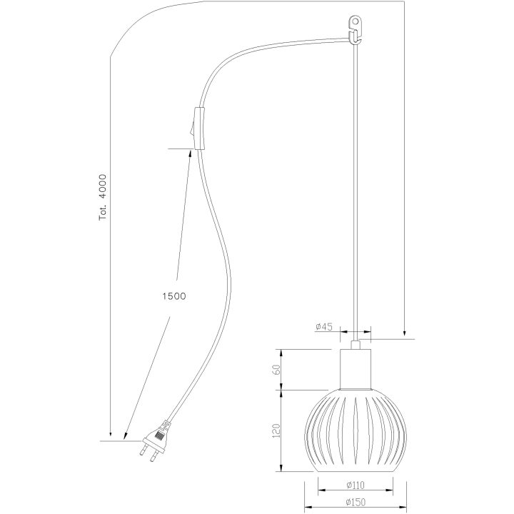Grafika Fönsterlampa, Svart ANETA HOME Svart – bild 4