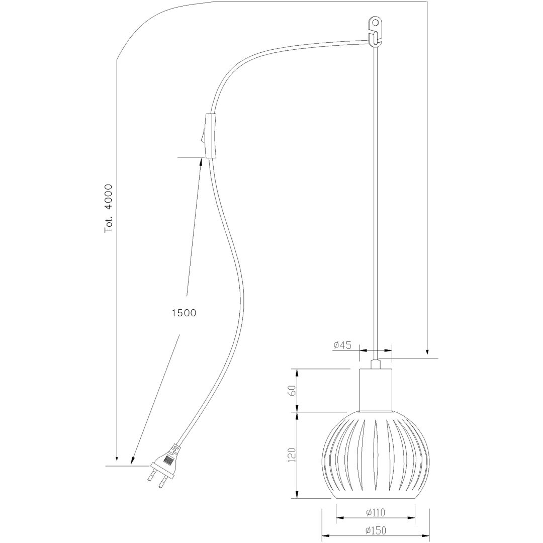 Grafika Fönsterlampa, Vit ANETA HOME Vit – bild 3