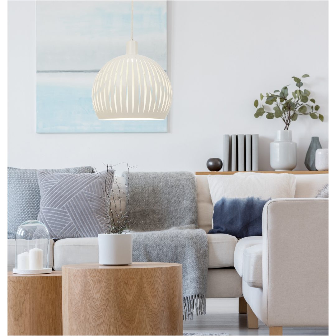 Grafika Taklampa 30cm, Vit ANETA HOME Vit – bild 4