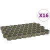 Gräsarmering 16 st grön 60x40x3 cm plast vidaXL – miniatyr 2