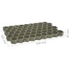 Gräsarmering 16 st grön 60x40x3 cm plast vidaXL – miniatyr 7