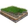 Gräsarmering 16 st grön 60x40x3 cm plast vidaXL – miniatyr 1