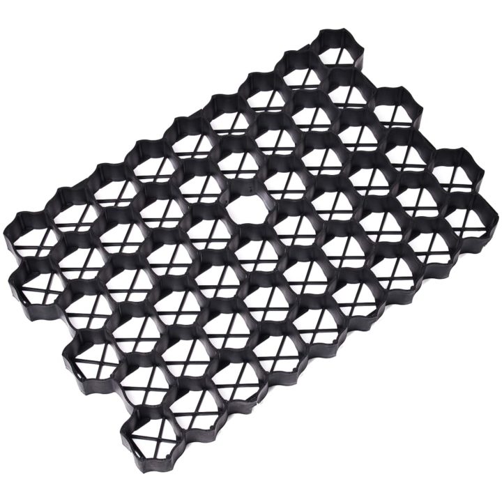 Gräsarmering 16 st svart 60x40x3 cm plast vidaXL – bild 3