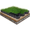 Gräsarmering 16 st svart 60x40x3 cm plast vidaXL – miniatyr 1