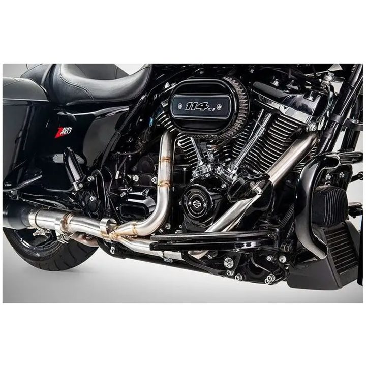 Grenrör Touring Dual Header System Rostfritt Stål Silver ZARD – bild 3