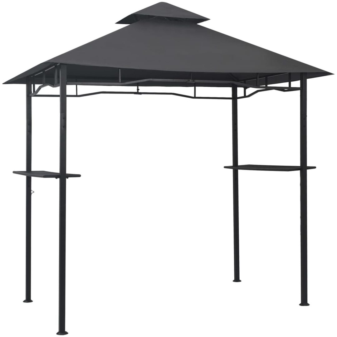 Grilltält 240x150x255 cm antracit stål vidaXL – bild 2