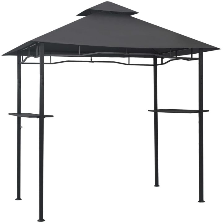 Grilltält 240x150x255 cm antracit stål vidaXL – bild 2