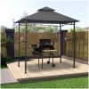 Grilltält 240x150x255 cm antracit stål vidaXL – miniatyr 1