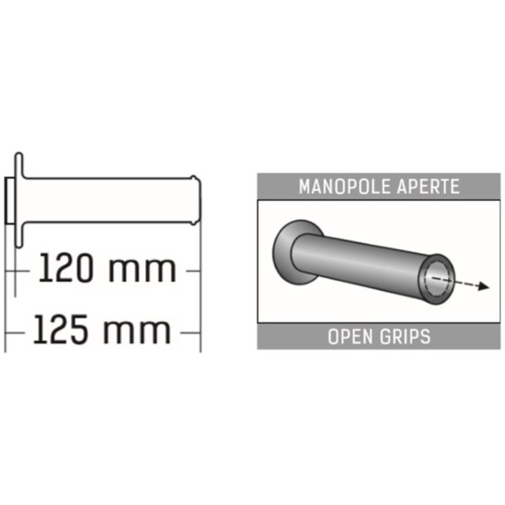 Grips A010 No Waffle DOMINO Svart/Grå – bild 4