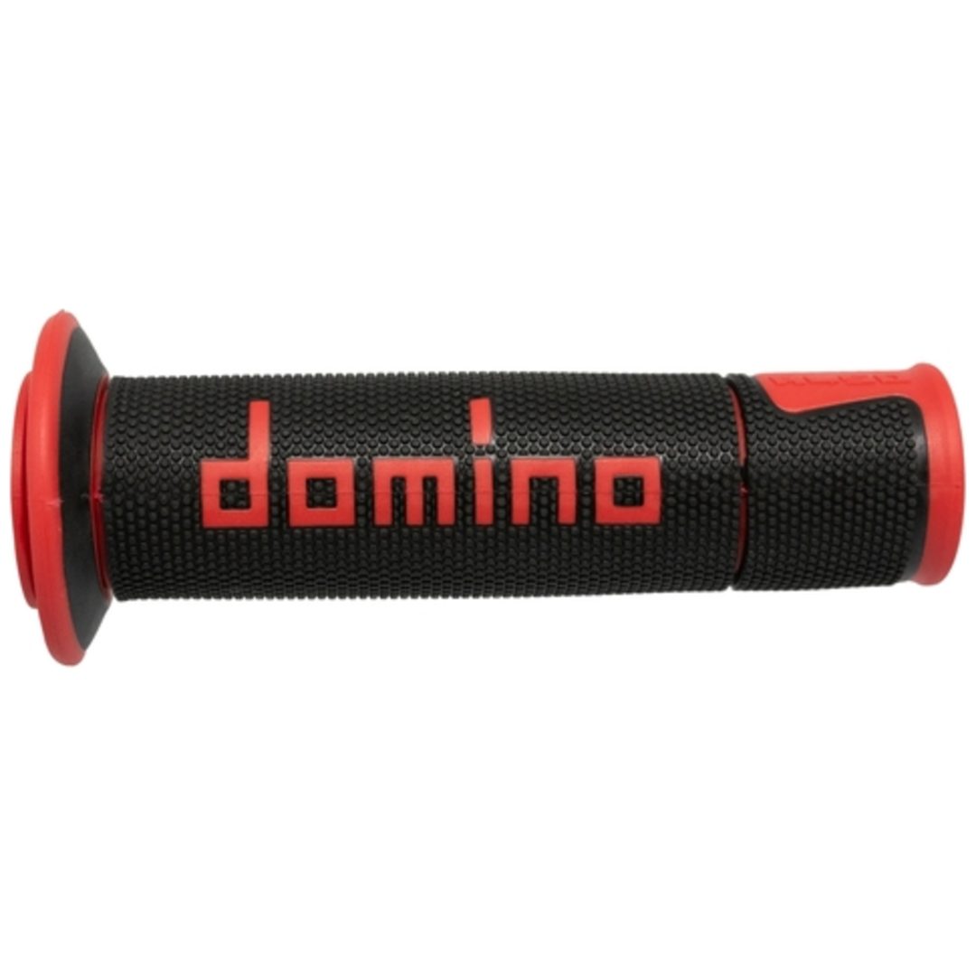 Grips A450 Street Racing Full diamond DOMINO Svart/Röd