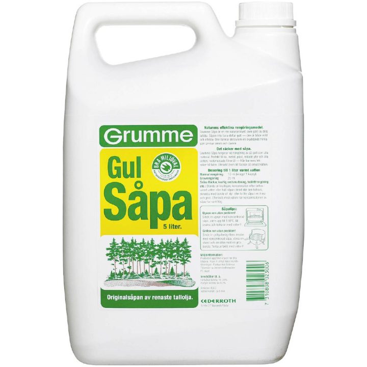 grönsåpa GRUMME SÅPA GRUMME FLYTANDE GUL 0,75L – bild 3