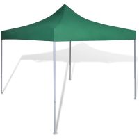 Grönt hopfällbart tält 3 x 3 m vidaXL