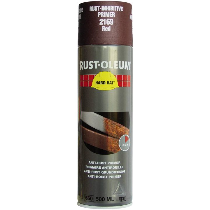 Grundfärg Primer Rust-Oleum Hard Hat SPRAYFÄRG PRIMER RÖD 2169 – bild 3
