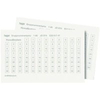 GRUPPNR.KARTA 1-60 JD97A