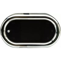 GUAGE MLX BAR MNT SPEEDO W/SIGNALS OVAL CHROME