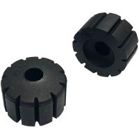 Gummikuddar Svart 2-pack K&S TECHNOLOGIES