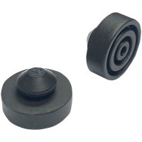 Gummikuddar Svart 2-pack K&S TECHNOLOGIES