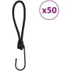 Gummistroppar med krok 50 st 17 cm vidaXL – miniatyr 1