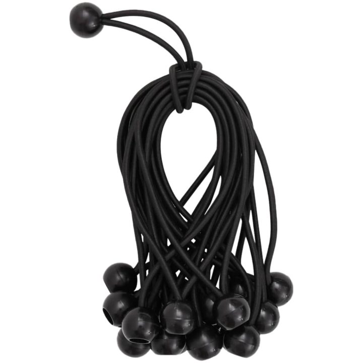 Gummistroppar med kula 50 st 21 x 0,5 cm vidaXL – bild 3