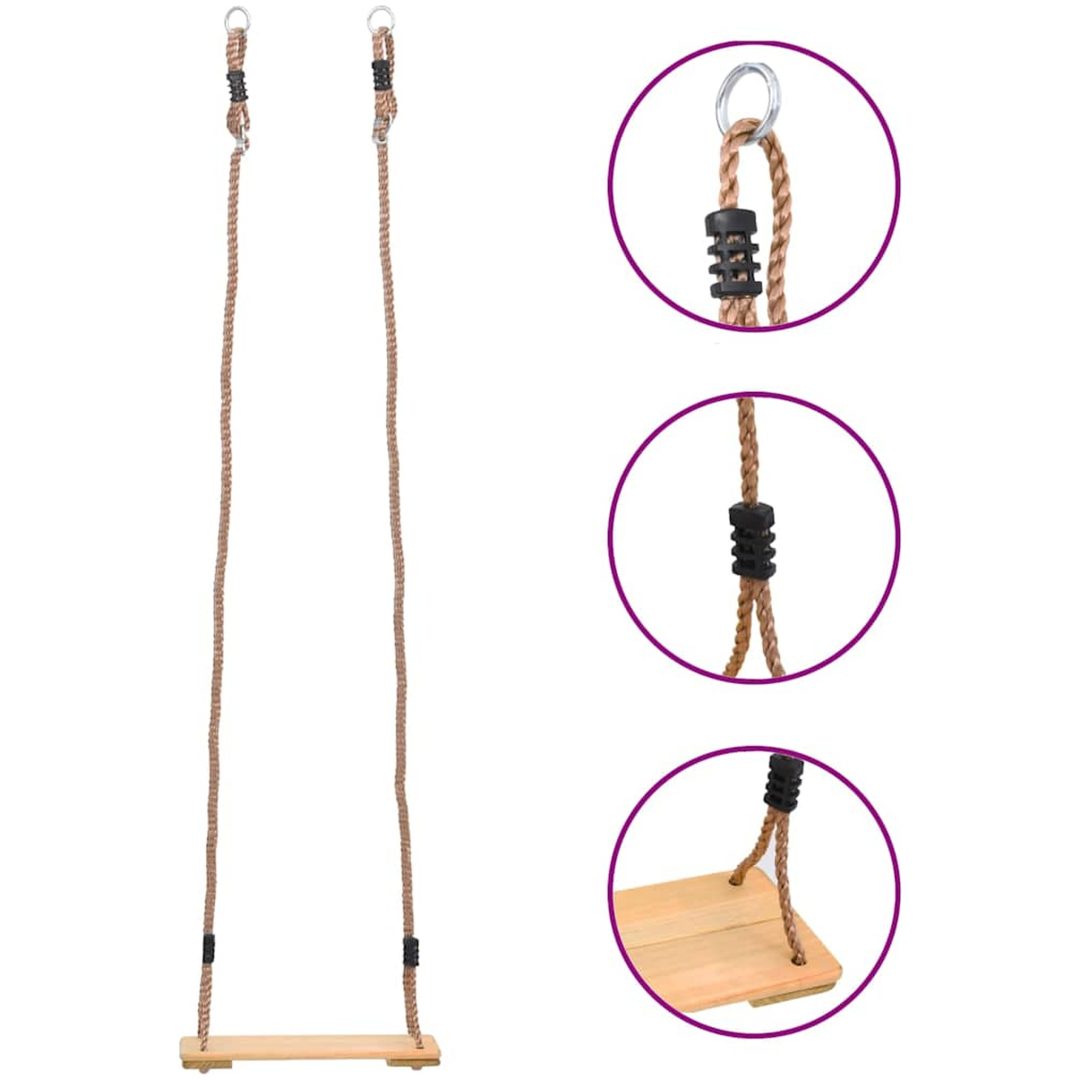 Gunga 200 cm massiv furu vidaXL