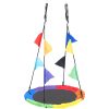 Gunga med flaggor 100 cm vidaXL – miniatyr 3